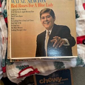 Wayne Newton Vinyl Record - Red Roses For A Blue Lady'.